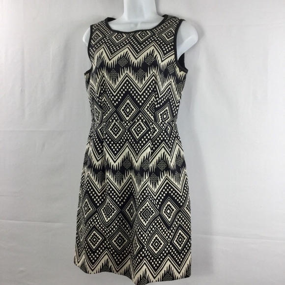 J.CREW sleeveless diamond ikat dress with pockets style A1812 size 4 - Picture 3 of 11